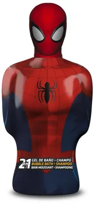 Marvel Spiderman Bubble Bath and Shampoo - Шампунь и пена для ванны 2 в 1 для детей, 350 мл