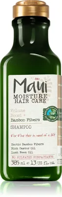 Maui Moisture Volume Boost + Bamboo Fibers - Укрепляющий шампунь для тонких и нежных волос, 385 мл