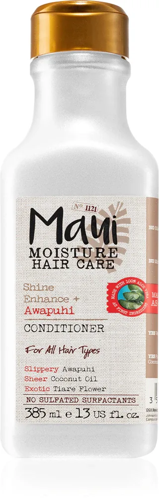 Maui Moisture Shine Amplifying + Awapuhi - Кондиционер для придания блеска и мягкости волос, 385 мл