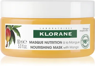 Klorane Mango Nourishing Mask - Интенсивно питательная маска для волос, 150 мл