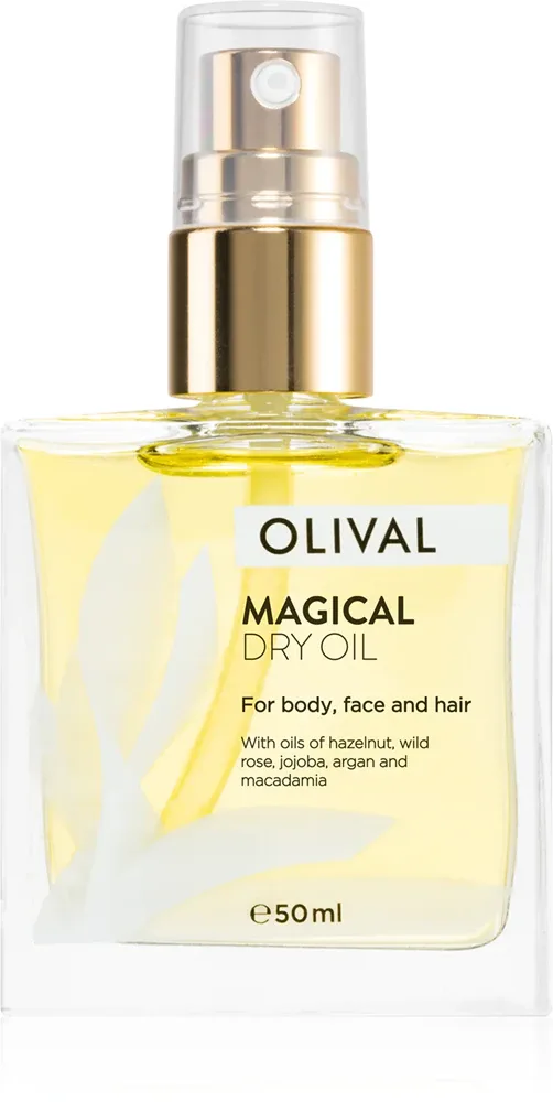 Olival Magical Dry Oil - Многофункциональное сухое масло для лица, тела и волос, 50 мл