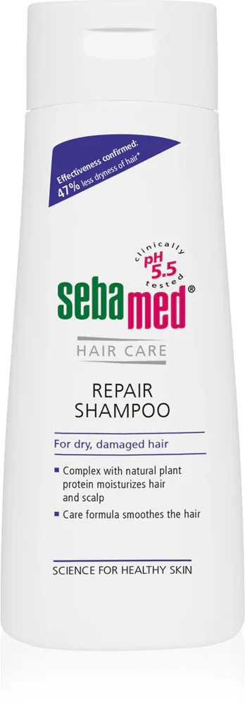 Sebamed Hair Care - Регенерирующий шампунь для сухих и поврежденных волос, 200 мл
