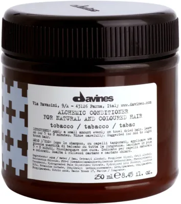Davines Alchemic Conditioner Tobacco - Увлажняющий бальзам для выделения цвета волос, 250 мл