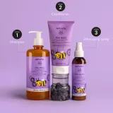 Кондиционер для волос Apivita Mini Bees Gentle Kids Conditioner детский, с черникой и мёдом, 150 мл — фото 6