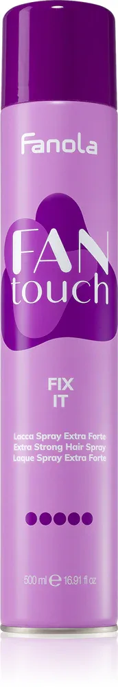 Fanola FAN touch FIX IT - Лак для волос сильной фиксации, 500 мл