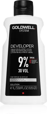Goldwell Topchic Developer - Крем для окрашивания волос: эмульсия окисления 9% 30 объемов, 1000 мл