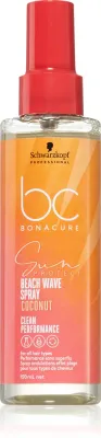 Schwarzkopf Professional BC Bonacure Sun Protect Beach Waves Spray - Спрей для волос, придающий эффект пляжных волн, 150 мл