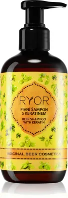 RYOR Original Beer Cosmetics - Пивной шампунь для волос с кератином, 250 мл