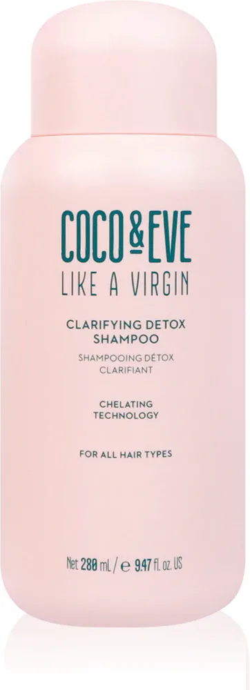 Coco & Eve Like A Virgin Clarifying Detox Shampoo - Шампунь с глубоким очищением и детокс-эффектом, 280 мл