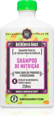 Lola Cosmetics BE(M)DITA GHEE SHAMPOO DE NUTRIÇÃO - Питательный шампунь для волос, 250 мл