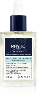 Phyto Polleine Fortifying Balancing Concentrate - Питательное предварительное уходовое средство для жирной кожи головы, 30 мл
