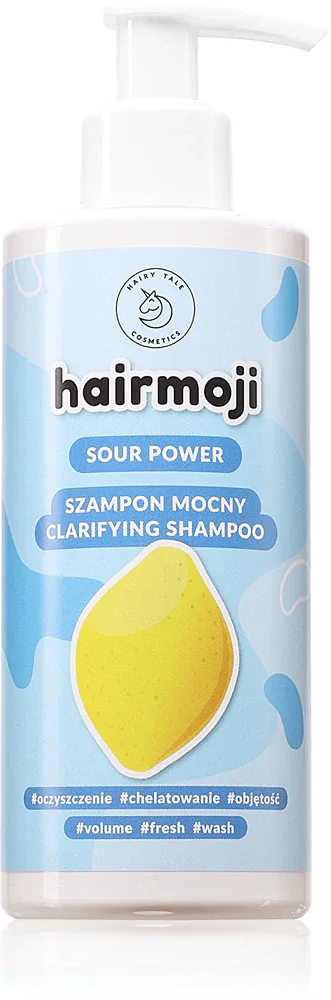 Hairy Tale Hairmoji Sour Power - Глубоко очищающий шампунь с успокаивающим действием, 240 мл