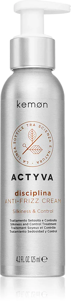 Kemon Actyva Anti-Frizz - Крем против пушистости волос, 125 мл