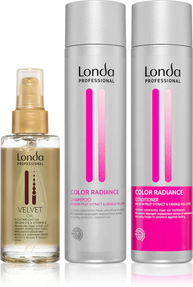 Londa Professional Color Radiance Set - Удобная упаковка для окрашенных волос, 3 шт