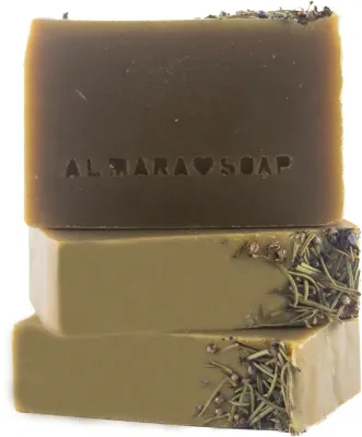Almara Soap Hair Care Clean Hair - Шампунь в виде кубика для чувствительной кожи головы, 90 г