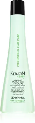 Phytorelax Laboratories Keratin Curly - Шампунь для волос с кудрявой и волнистой текстурой против пушистости, 250 мл