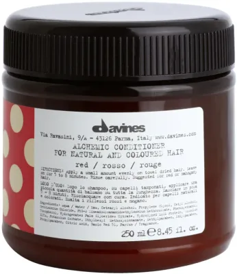 Davines Alchemic Conditioner Red - Увлажняющий бальзам для выделения цвета волос, 250 мл