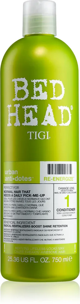 TIGI Bed Head Urban Antidotes Re-energize - Кондиционер для нормальных волос, 750 мл