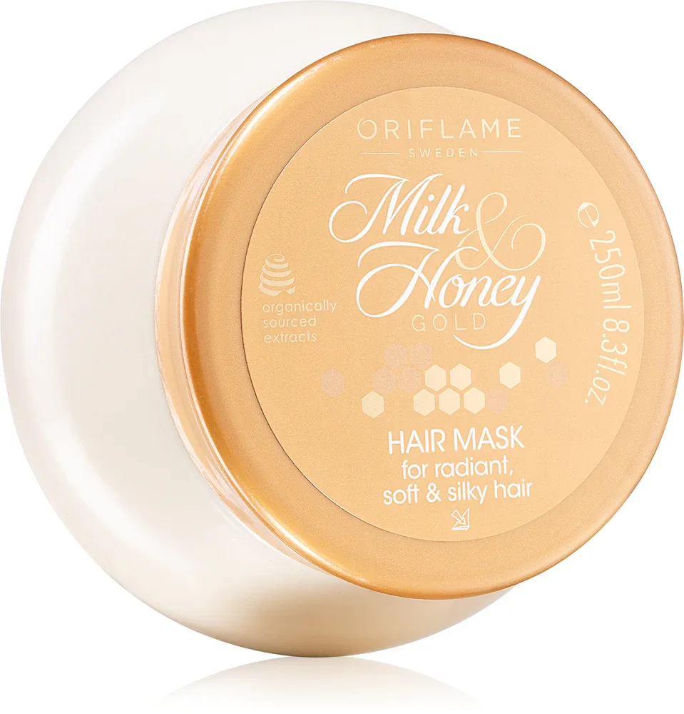 Oriflame Milk & Honey Gold - Маска для волос, увлажняющая и смягчающая - ОЗОН, 250 мл