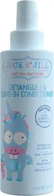 Кондиционер для волос Jack N’ Jill Natural Bathtime Leave-in Conditioner детский, несмываемый, 200 мл