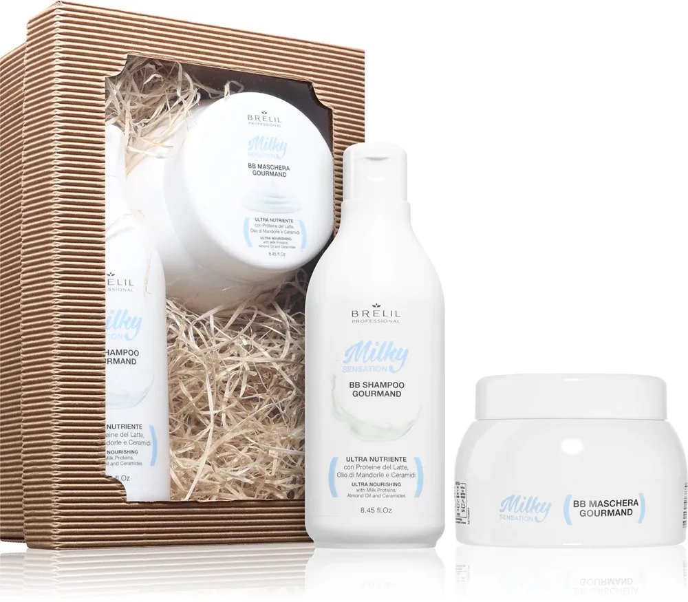 Brelil Professional Milky Sensation Set - Подарочный набор для поврежденных волос
