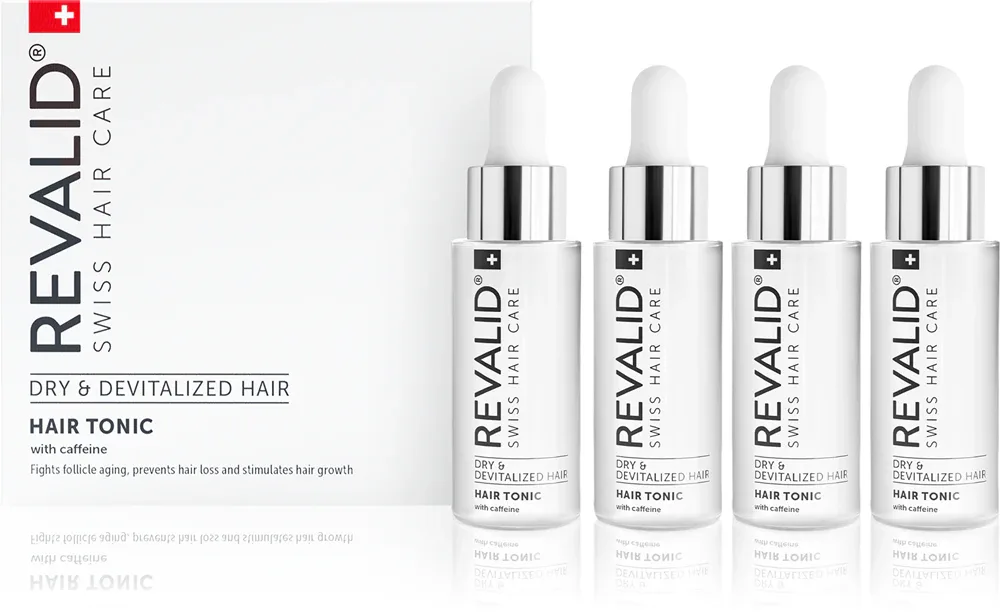 Revalid Hair Tonic - Энергетический тоник с кофеином для укрепления роста волос, 4 мл