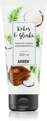 Anwen Coconut & Clay - Маска для волос Low Porosity, 200 мл