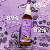 Спрей для волос Apivita Mini Bees Gentle Kids Detangling Spray детский, для лёгкого расчёсывания, 150 мл — фото 5
