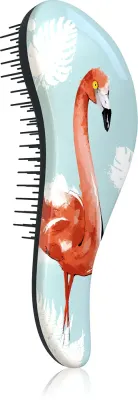 Щётка для волос Dtangler Flamingo плоская, для распутывания волос, 18,5 см Flamingo