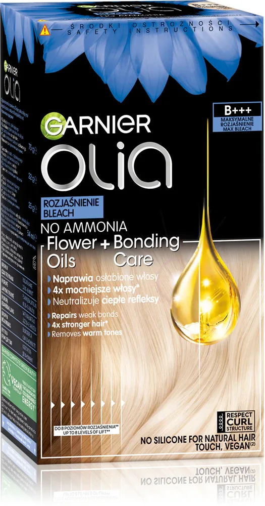 Осветлитель для волос Garnier Olia Bleach до 8 тонов, для домашнего окрашивания, 1 шт B +++