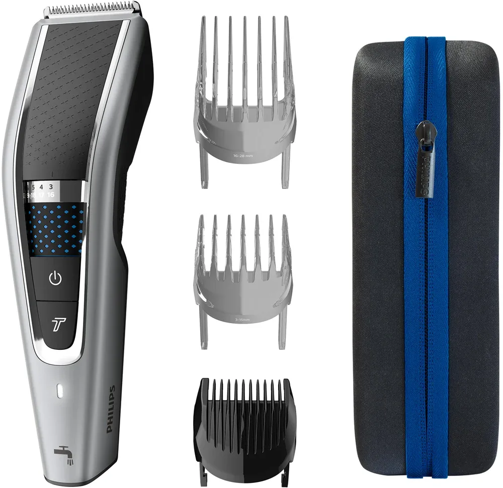 Машинка для стрижки волос Philips Series 5000 HC5650/15 аккумуляторная, со сменными насадками, 1 шт