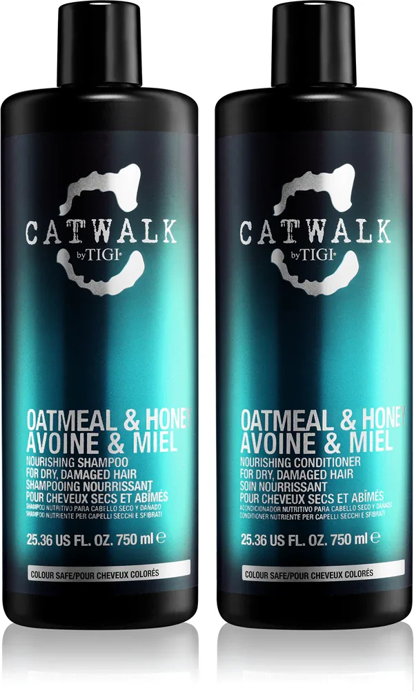 TIGI Catwalk Oatmeal & Honey - Удобная упаковка для поврежденных волос для женщин