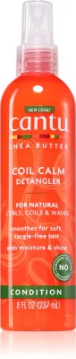 CANTU Shea Butter Detangler - Спрей для легкого расчесывания волос для кудрявых и волнистых волос, 237 мл
