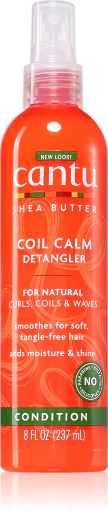 CANTU Shea Butter Detangler - Спрей для легкого расчесывания волос для кудрявых и волнистых волос, 237 мл