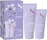 Alfaparf Milano Semi di Lino Smooth Minisize Kit - Набор для волос в поездку для непослушных и пушистых, 2 шт — фото 1