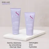 Alfaparf Milano Semi di Lino Smooth Minisize Kit - Набор для волос в поездку для непослушных и пушистых, 2 шт — фото 2