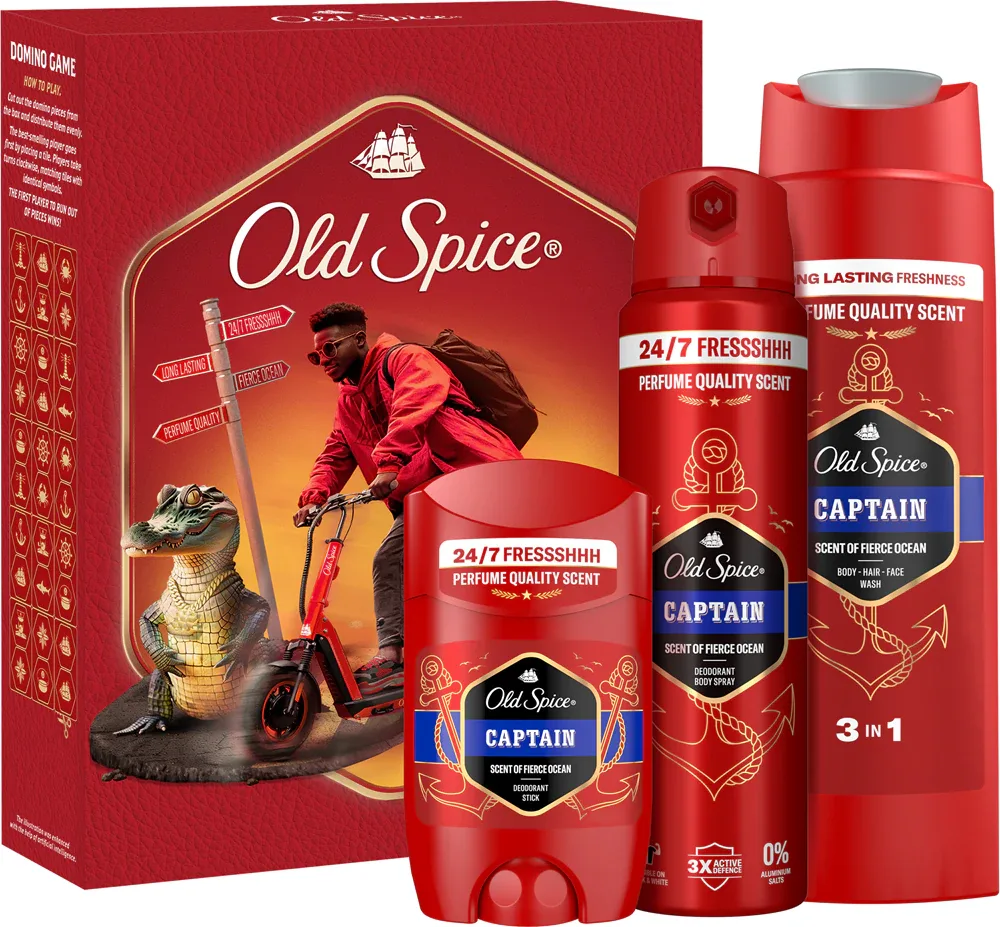Old Spice Captain Gift Set - Подарочный набор для мужчин