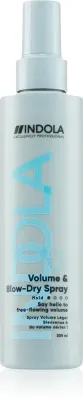 Спрей для волос Indola Volume Blow-Dry Spray для прикорневого объёма, лёгкой фиксации, 200 мл