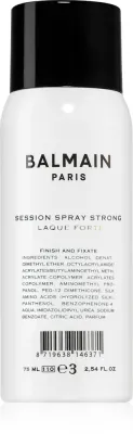 Balmain Hair Couture Session Spray - Лак для волос сильной фиксации в удобной упаковке для путешествий, 75 мл
