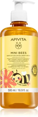 Apivita Mini Bees Gentle Kids Hair&Body wash Calendula&Honey - Гель для тела и волос