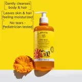 Apivita Mini Bees Gentle Kids Hair&Body wash Calendula&Honey - Гель для тела и волос — фото 2