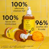 Apivita Mini Bees Gentle Kids Hair&Body wash Calendula&Honey - Гель для тела и волос — фото 5