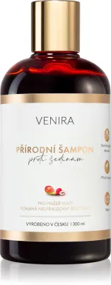 Venira Shampoo for Greying Hair - Натуральный шампунь для волос в оттенках бронзы с ароматом Mango and Lychee, 300 мл