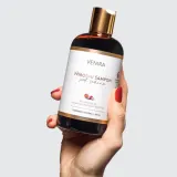 Venira Shampoo for Greying Hair - Натуральный шампунь для волос в оттенках бронзы с ароматом Mango and Lychee, 300 мл — фото 4