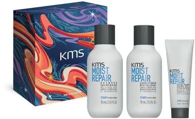 KMS Moist Repair Mini Set - Набор для волос: питание и увлажнение, 1 шт