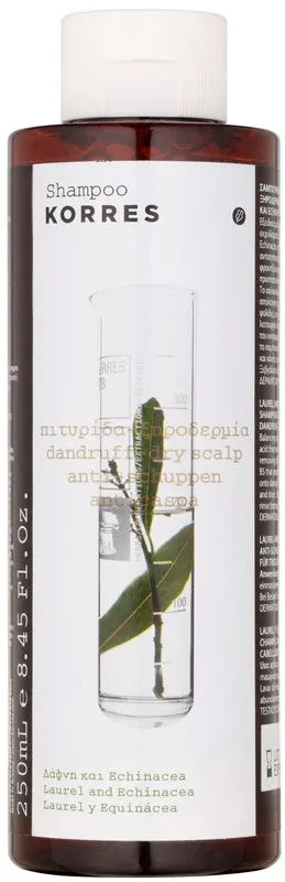 Korres Laurel & Echinacea - Шампунь против перхоти для сухой кожи