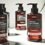KUNDAL Honey & Macadamia Pink Grapefruit - Натуральный шампунь для сухих и поврежденных волос, 500 мл — фото 5