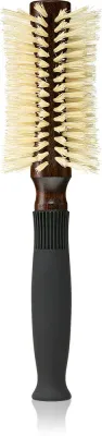 Christophe Robin Pre-Curved Blowdry Hairbrush - Круглая щетка для волос с каблуком дикого животного, 1 шт