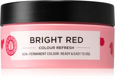 Maria Nila Colour Refresh Bright Red - Нежная питательная маска без постоянных красящих пигментов