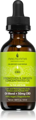 Macadamia Natural Oil Strengthen & Smooth - Масло для волос с регенерирующим детокс-эффектом для укрепления кожи головы и луковиц волос, 53 мл